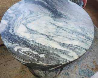 Marble accent table
