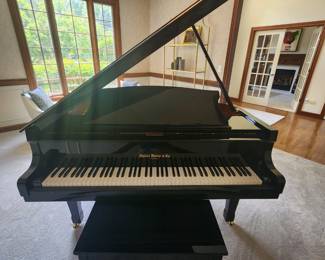 Hallet, Davis & Co. baby grand piano