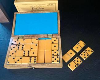 Vintage Butterscotch Bakelite Dominoes