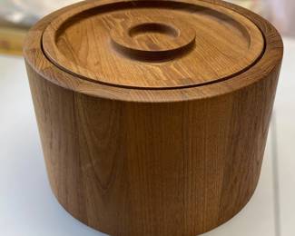 MCM Wood Ice Bucket