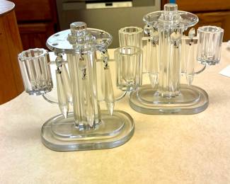Art Deco Candlestick Holders