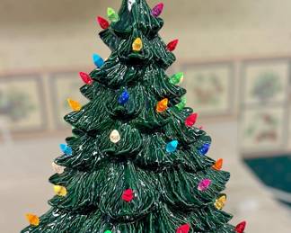 Countertop Christmas Tree/Music Box
