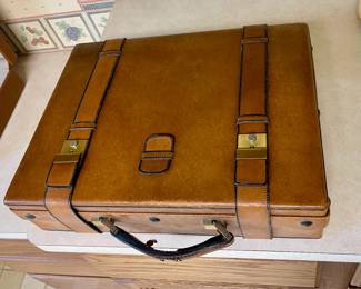 Vintage Leather Briefcase - Made in Italy