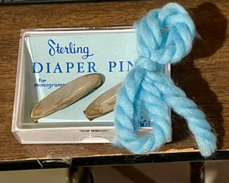 Sterling Diaper Pins