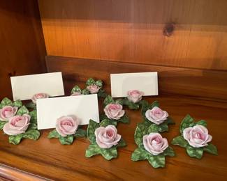 Kaiser Porcelain Card Holders for Place Settings