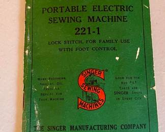Featherweight Singer Sewing Machine Manual
