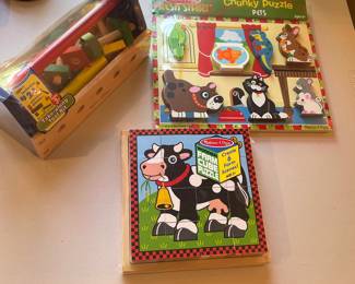 Melissa & Doug Wood Toys (in original packaging)