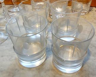 Baccarat bourbon glasses