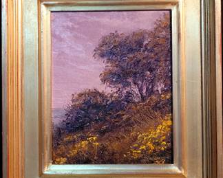 Original oil painting by Carol Shupp Sebold, listed American artist