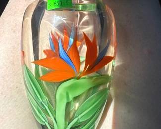 Orient & Flume Art Glass Vase $125