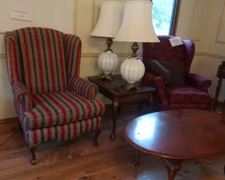 2 Wingback Chairs