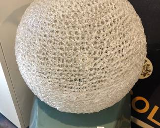 "Spider Web" or "Spaghetti" Globe Lamp