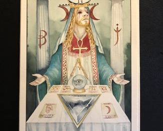 Original Watercolor Painting for a Tarot Card by Dominic Murphy