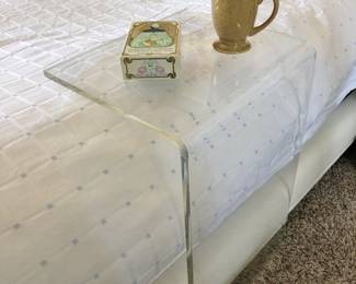 Acrylic Sofa / Bed Table