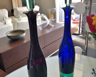 Art Glass Decanters