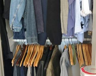 Tons of Men's Designer Clothes, many never worn!