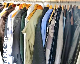 Men's Designer Clothes, many never worn!
