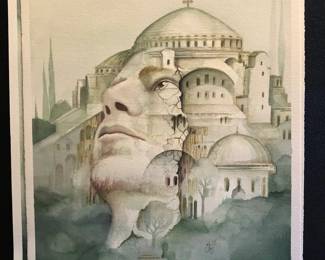 Original Watercolor Painting by Dominic Murphy