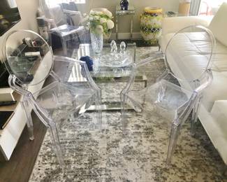 Pair of "Ghost" Armchairs