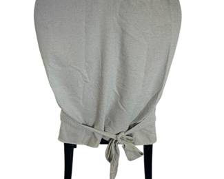 66. Four Surefit Oatmeal Farmhouse Dining Room Chair Covers Up To 42" Tall