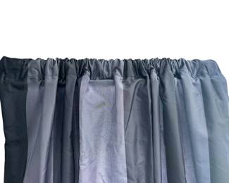 61. Restoration Hardware Pavilion Stripe Drapery 96" Long Rod, Pocket Style Top Treatment