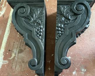 29. Pair of Corbels With 5" D 7" H 15"
