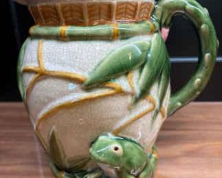 Whimsical Frog Pitcher