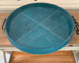 Embossed Leather Tray