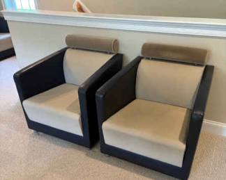 Art Deco Club Chairs2 of 2 Pairs