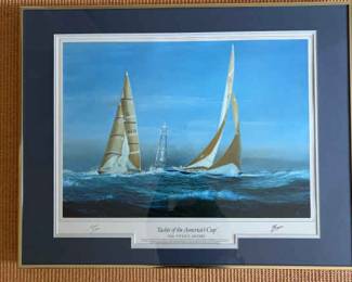 Yachts Of The Americas Cup, 1986 Print