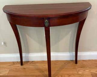 Ethan Allen Demilune Table