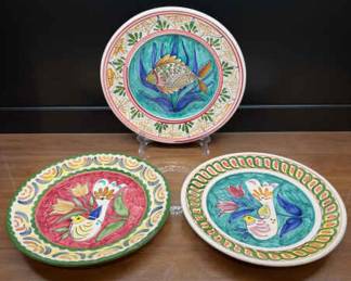 Handpainted Lamas Pottery
