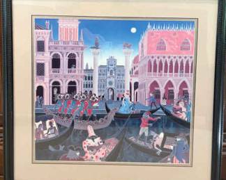 Framed Print Venetian Tale