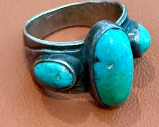 Turquoise & Sterling Ring