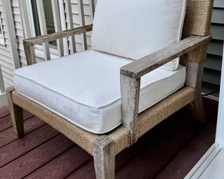 Palecek Woven Armchair