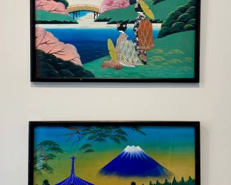 Japanese Silk "Painting"