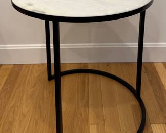 Marble Top Accent Table