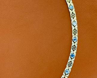 14K & Platinum Art Deco Bracelet