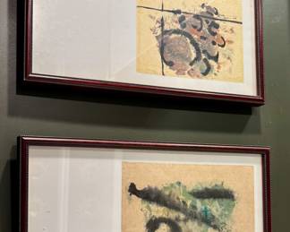 (2) Thai Watercolors, Signed