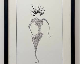 "Shopbop" Lithograph, Signed