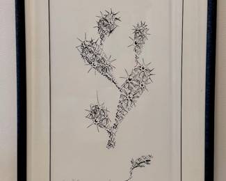 "Lizard Day Afternoon," Signed Lithograph