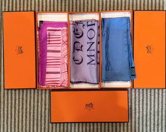 Hermes Pocket Squares