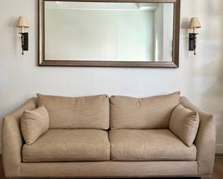 "Iko Downs" Dakota Jackson Sofa in Wheat Upholstery