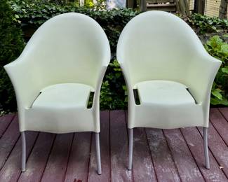 (2) Lord Yo by Starck Aleph Chairs