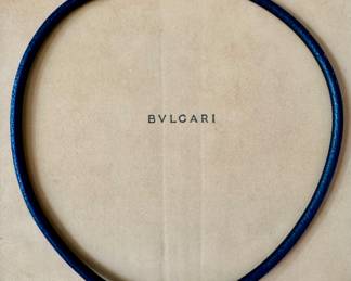 Bvlgari Leather Necklace