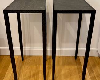 Hammered Iron Side Tables - We have 3!