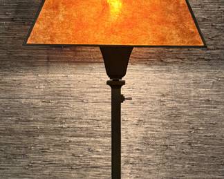 (2) Pottery Barn Mica Table Lamps
