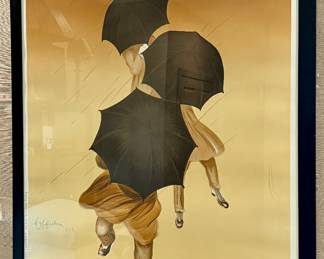 Pottery Barn Parapluie-Revel Framed Poster