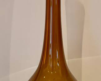 Arthur Percy Gullaskruf Amber Glass Vase