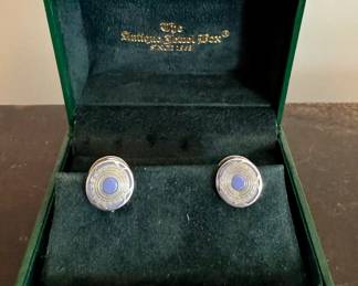 1920's Snaplink Lilac Celluloid Cufflinks
